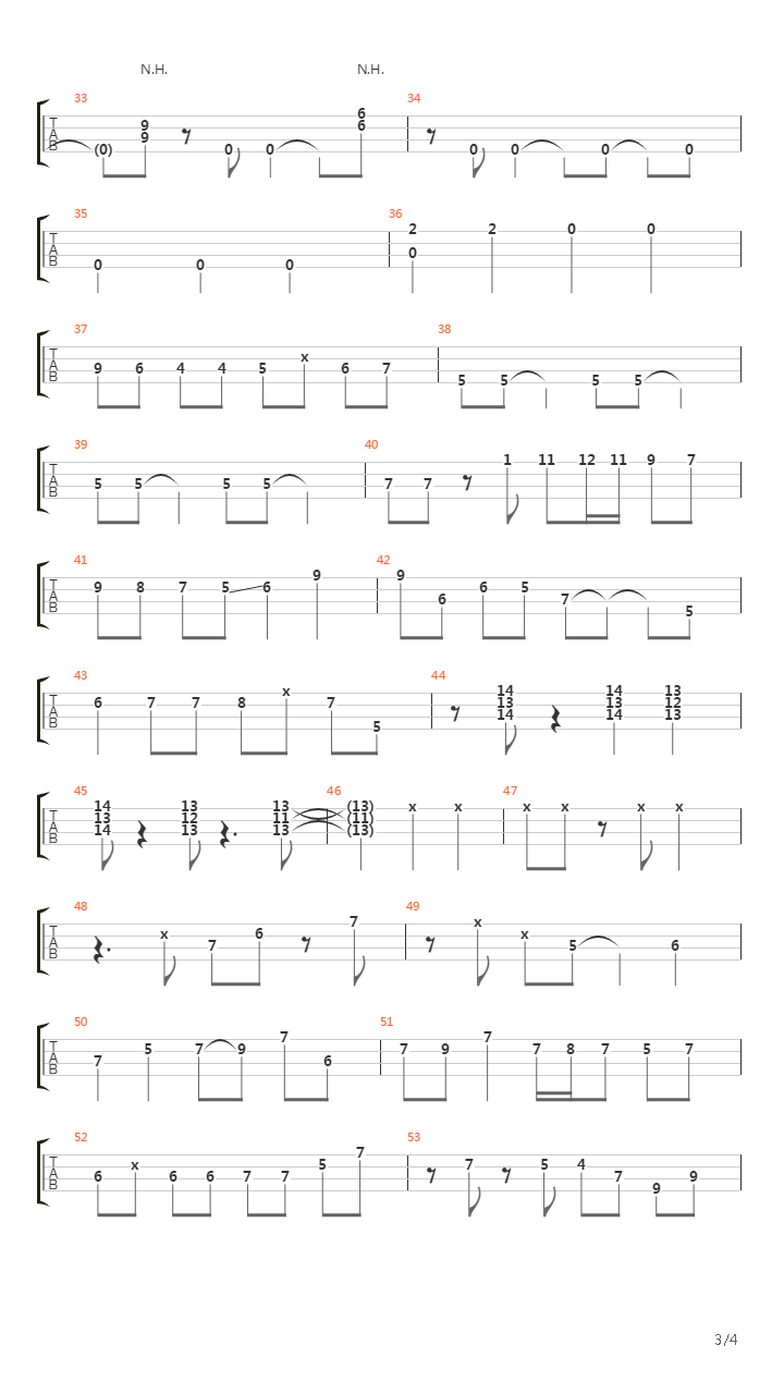 Jam In E吉他谱