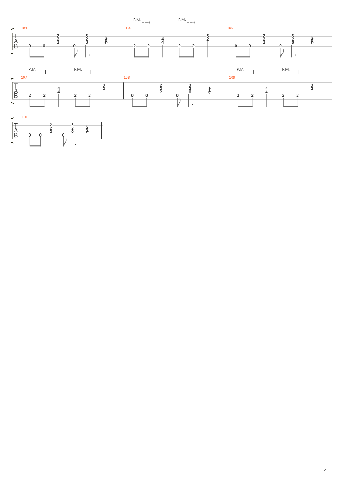 Turning Circles吉他谱