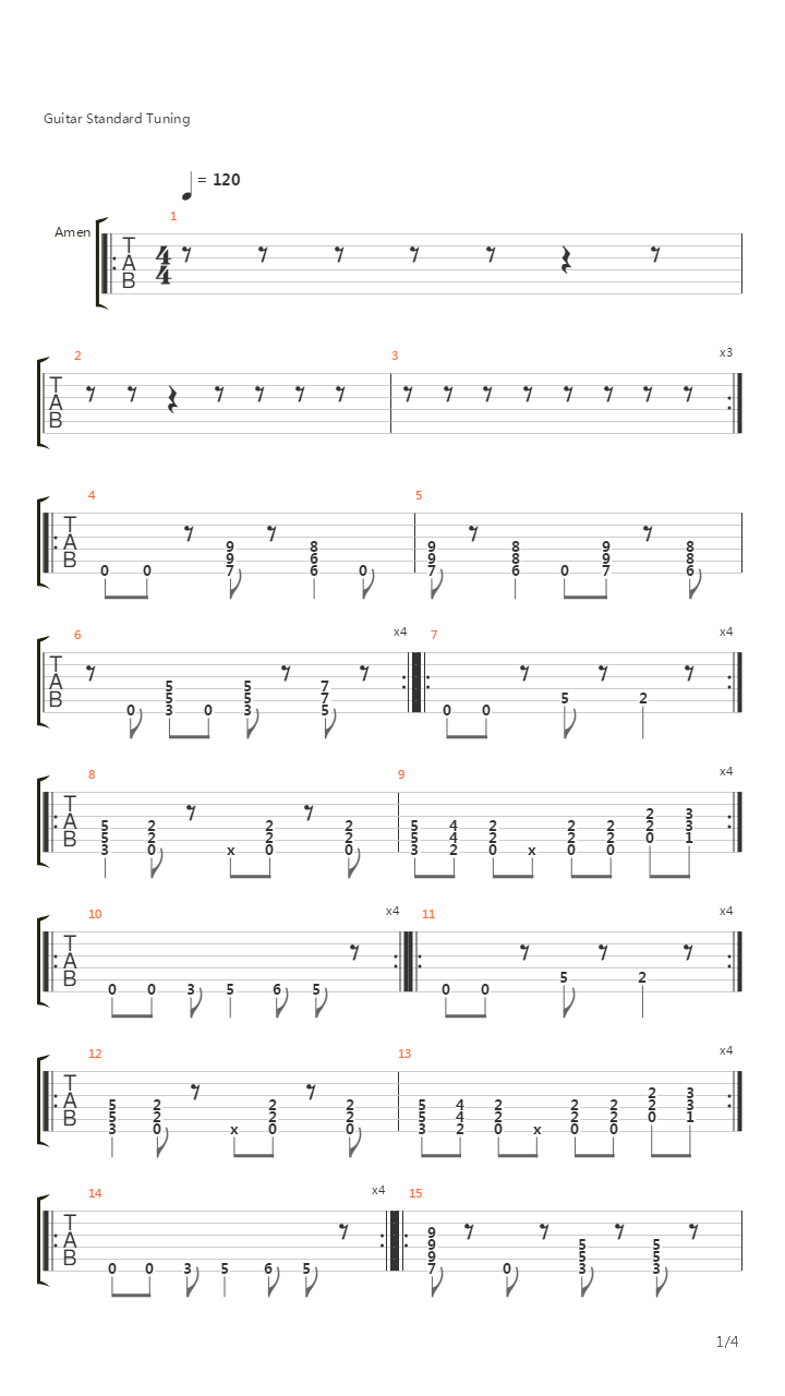 Playing The Devil吉他谱