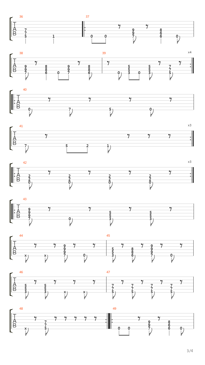 Playing The Devil吉他谱