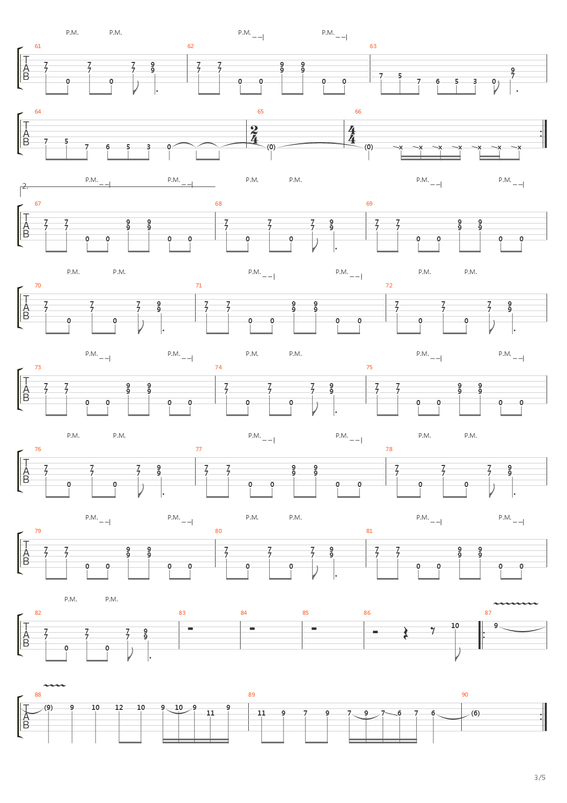 Loudness吉他谱