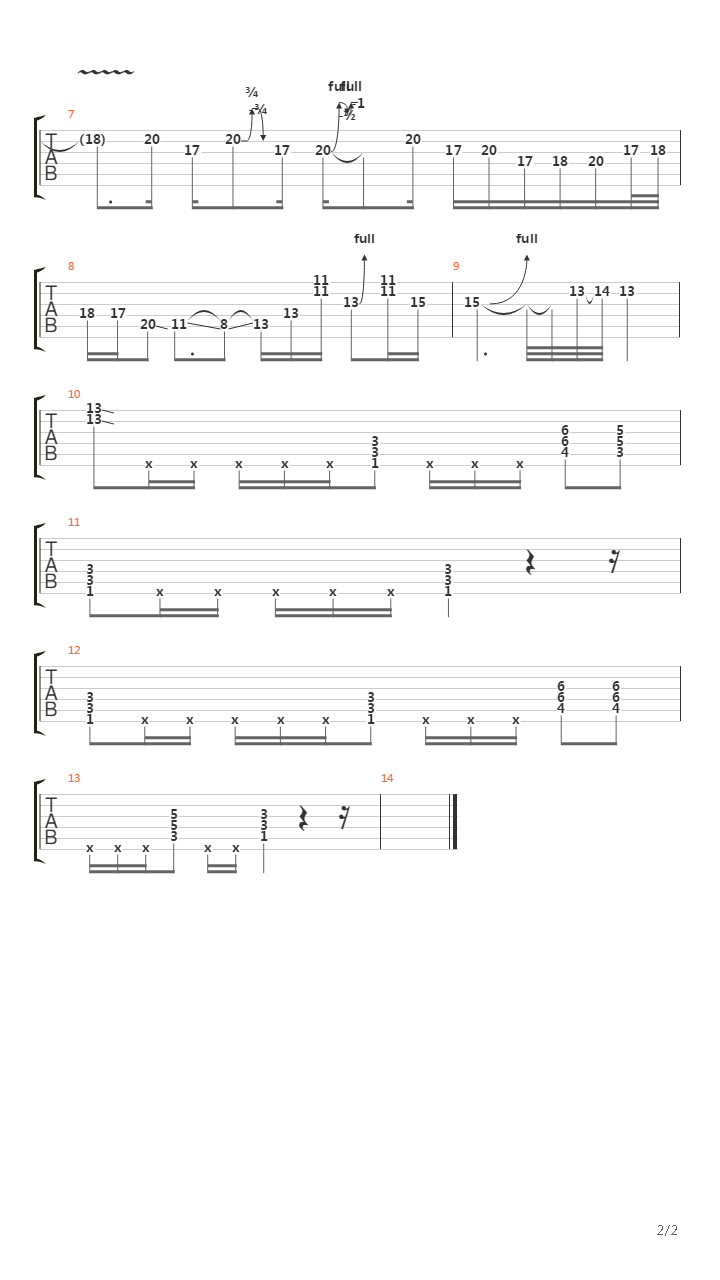 Attack Music吉他谱