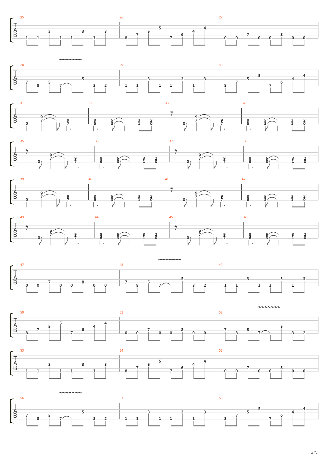 The Killing Road吉他谱