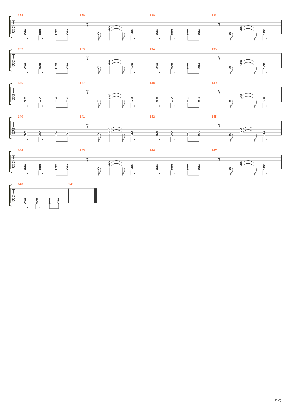 The Killing Road吉他谱