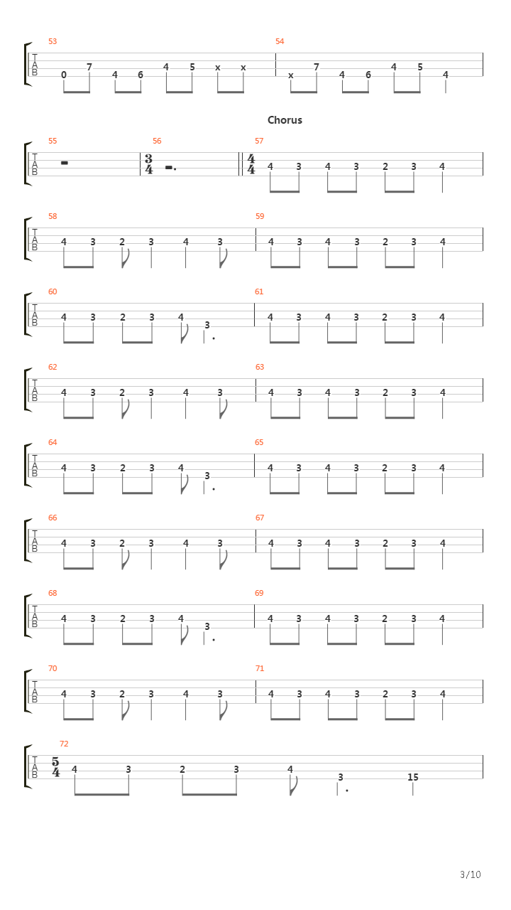 The Fall吉他谱