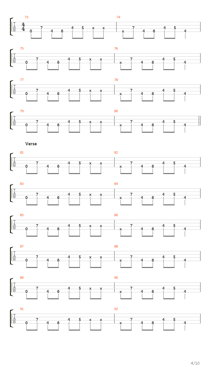 The Fall吉他谱