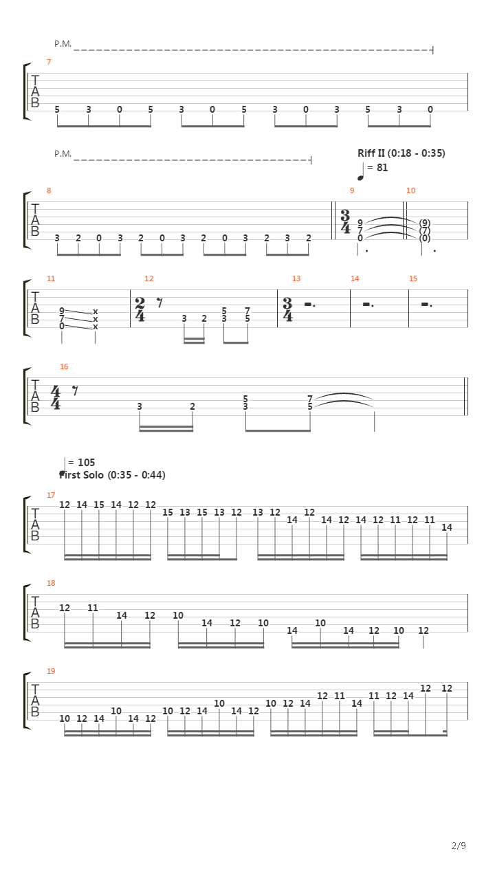 Blinded吉他谱