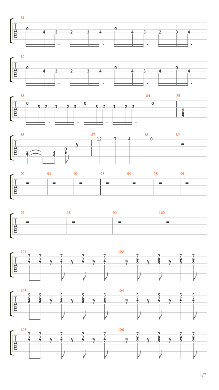 Take On Me吉他谱