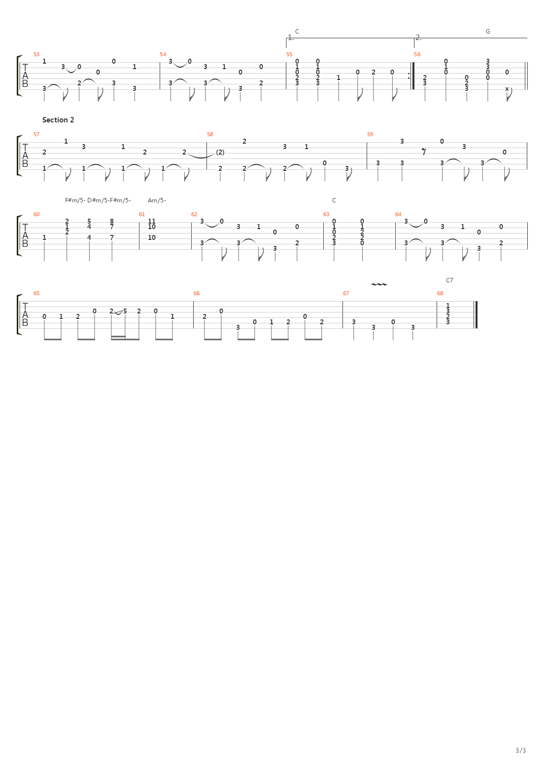 Unmilitary Two-Step吉他谱