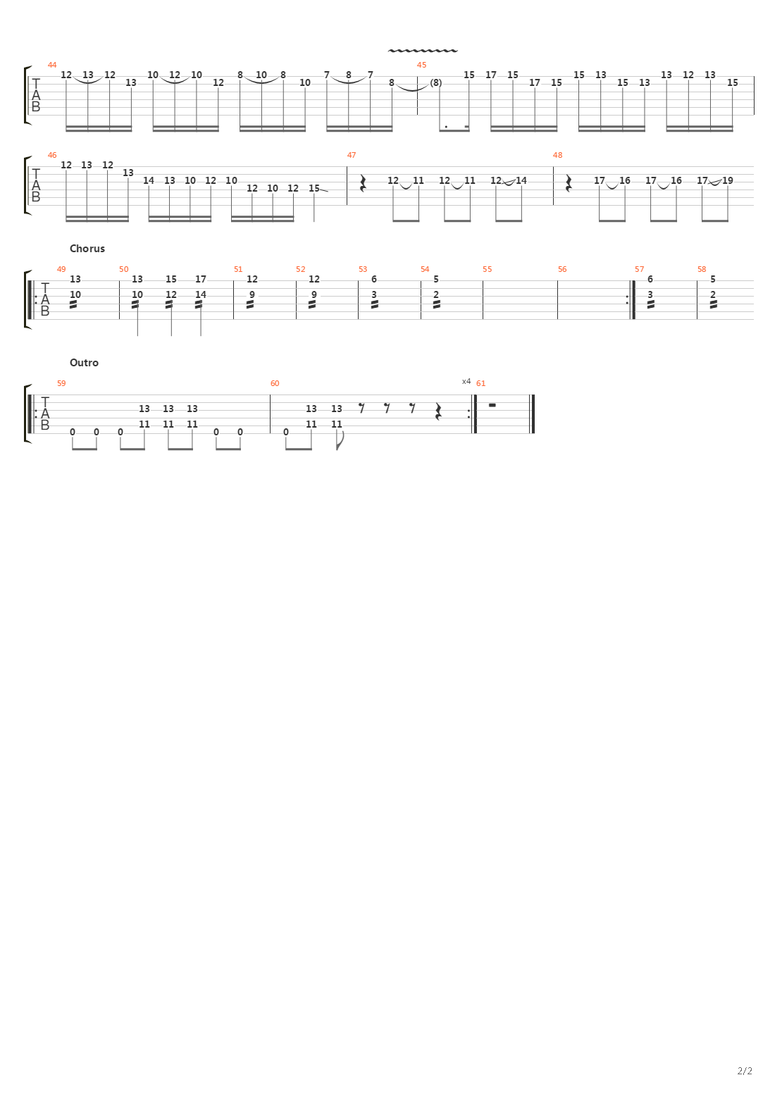 Adrenaline吉他谱