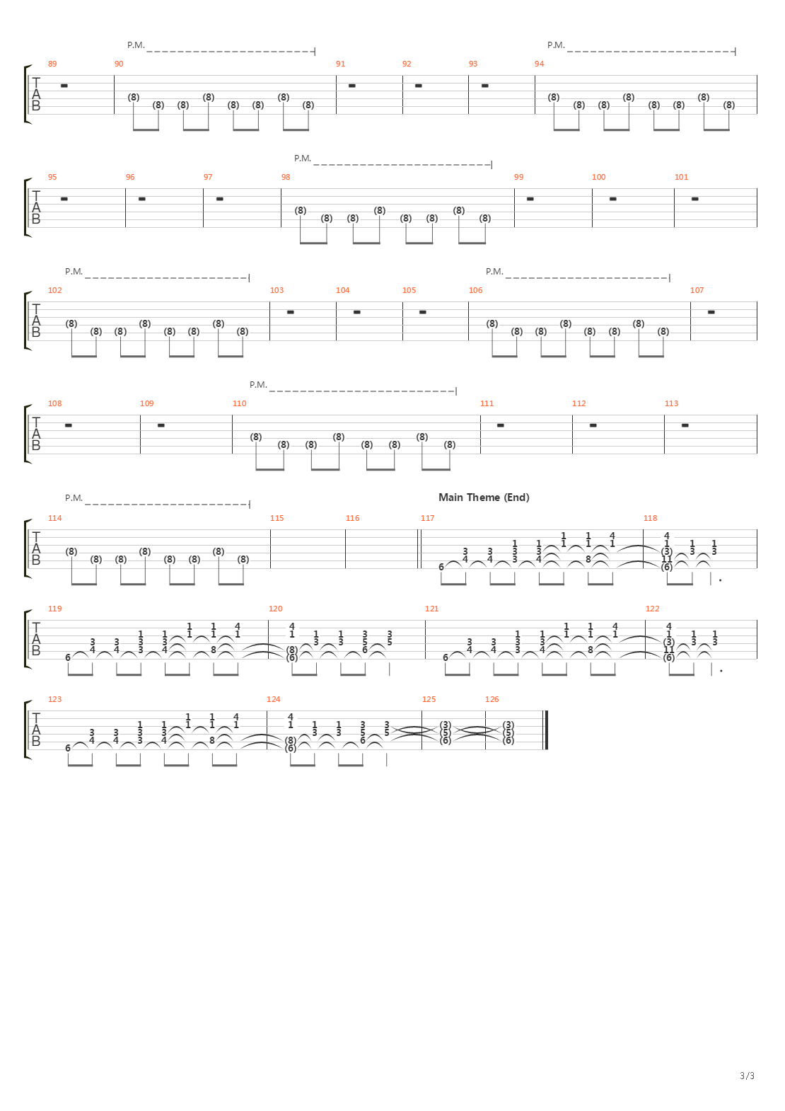 Burn吉他谱