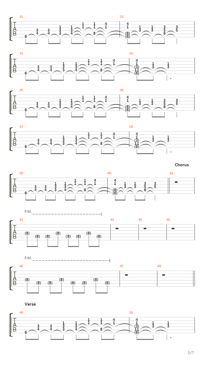 Burn吉他谱