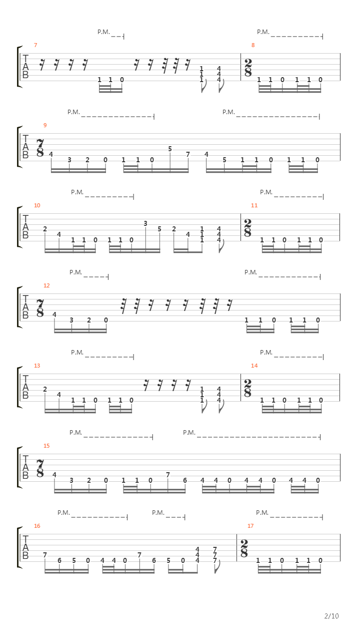 Intermission吉他谱