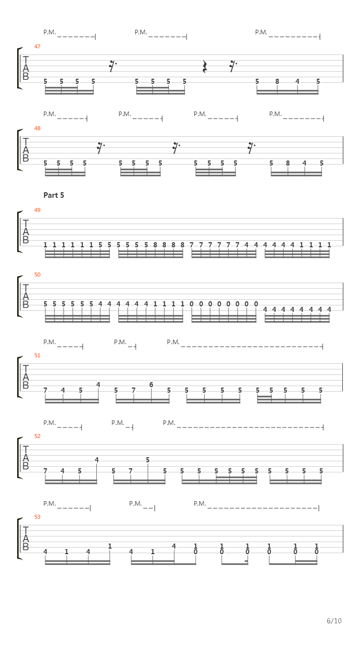 Intermission吉他谱