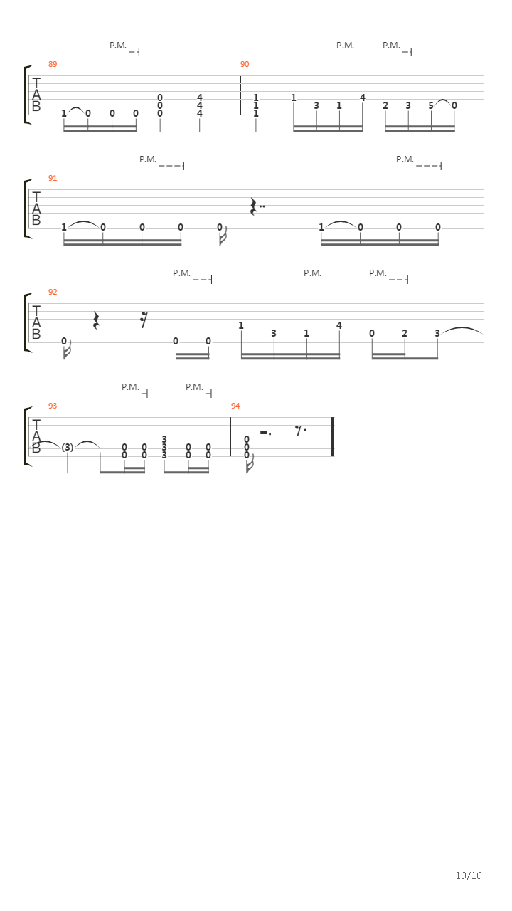 Intermission吉他谱