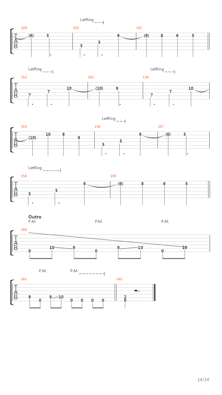 Ashes吉他谱