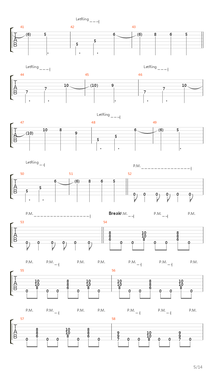 Ashes吉他谱