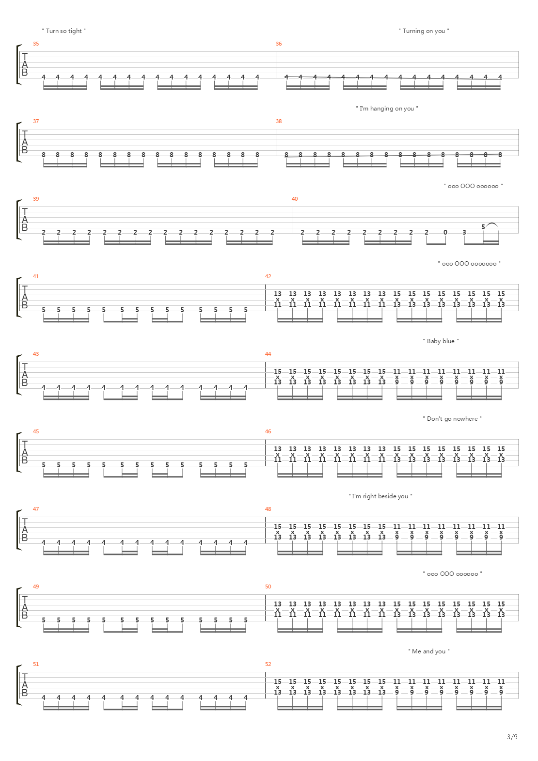 Low吉他谱