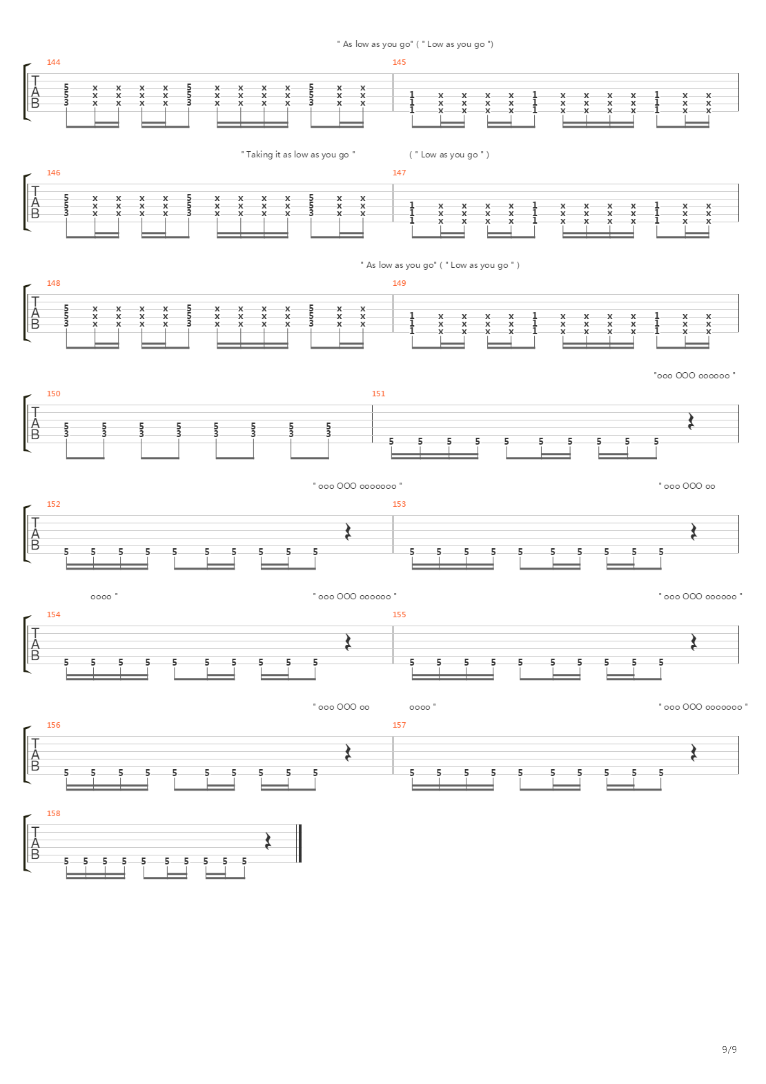 Low吉他谱