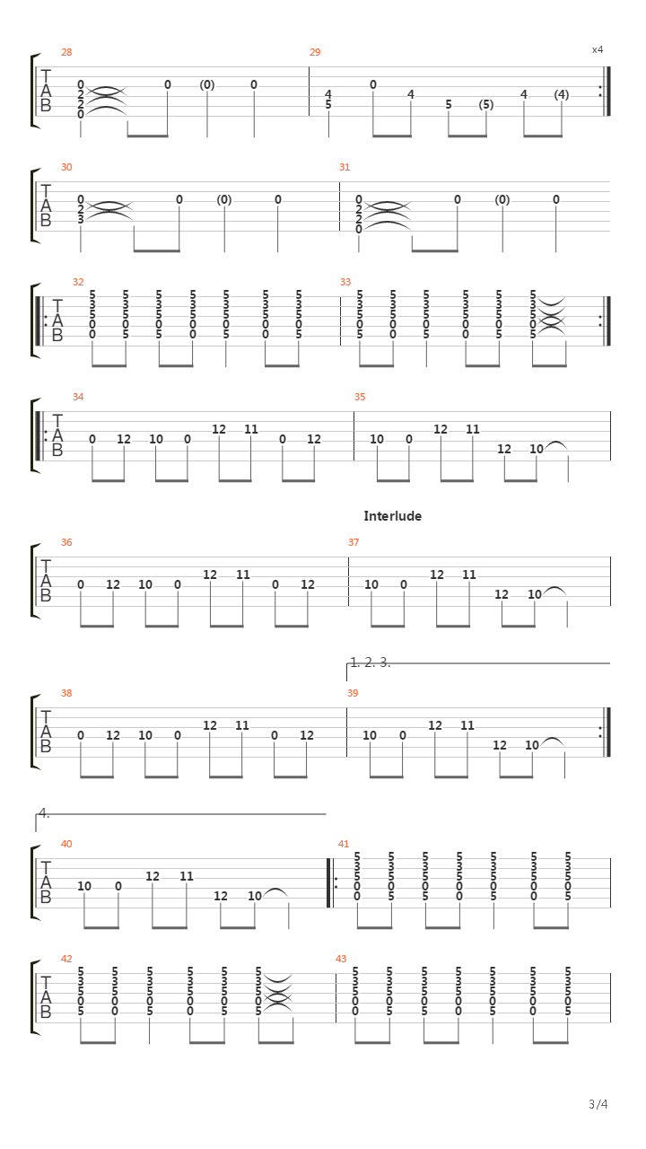 Times Like These吉他谱