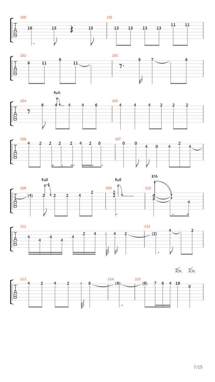 Packard Goose吉他谱