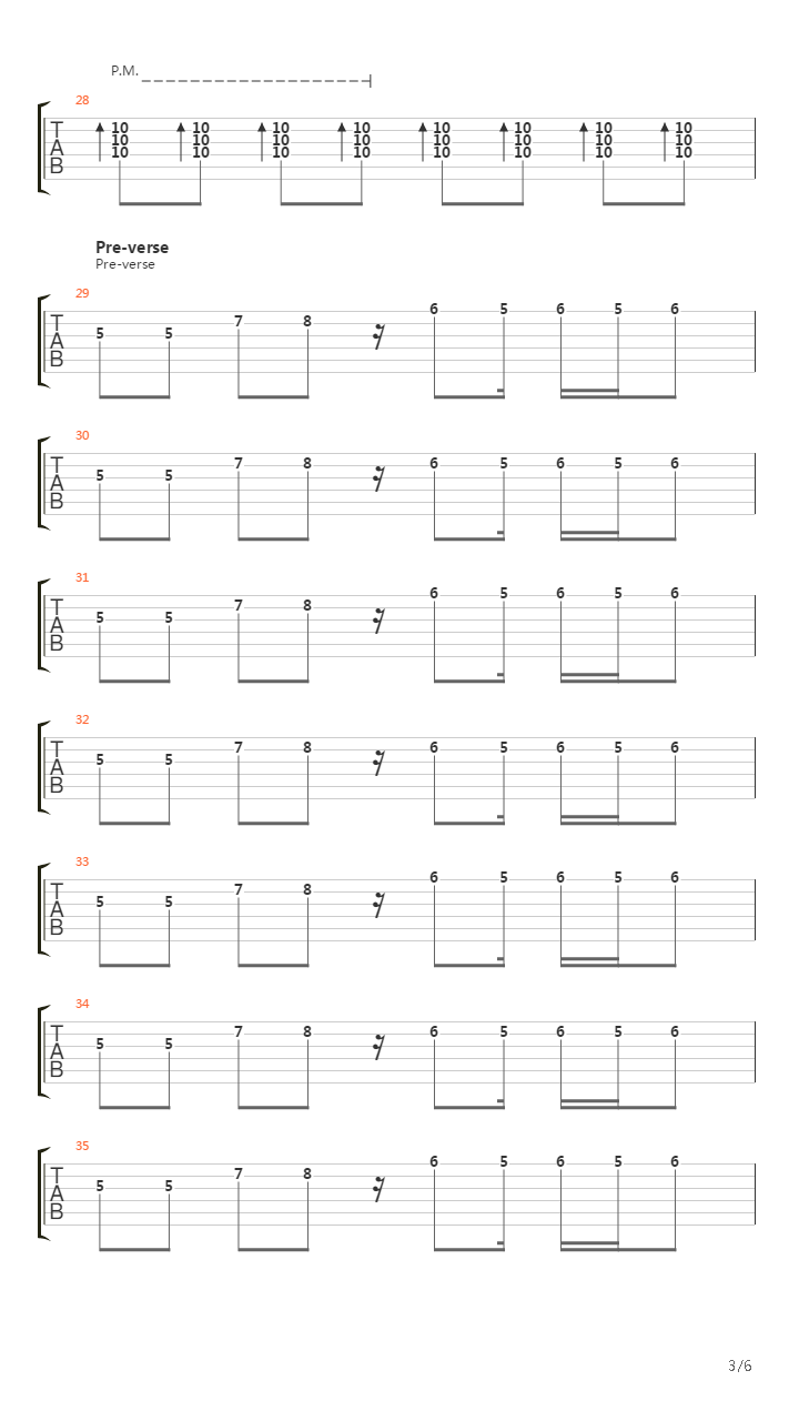 40'吉他谱