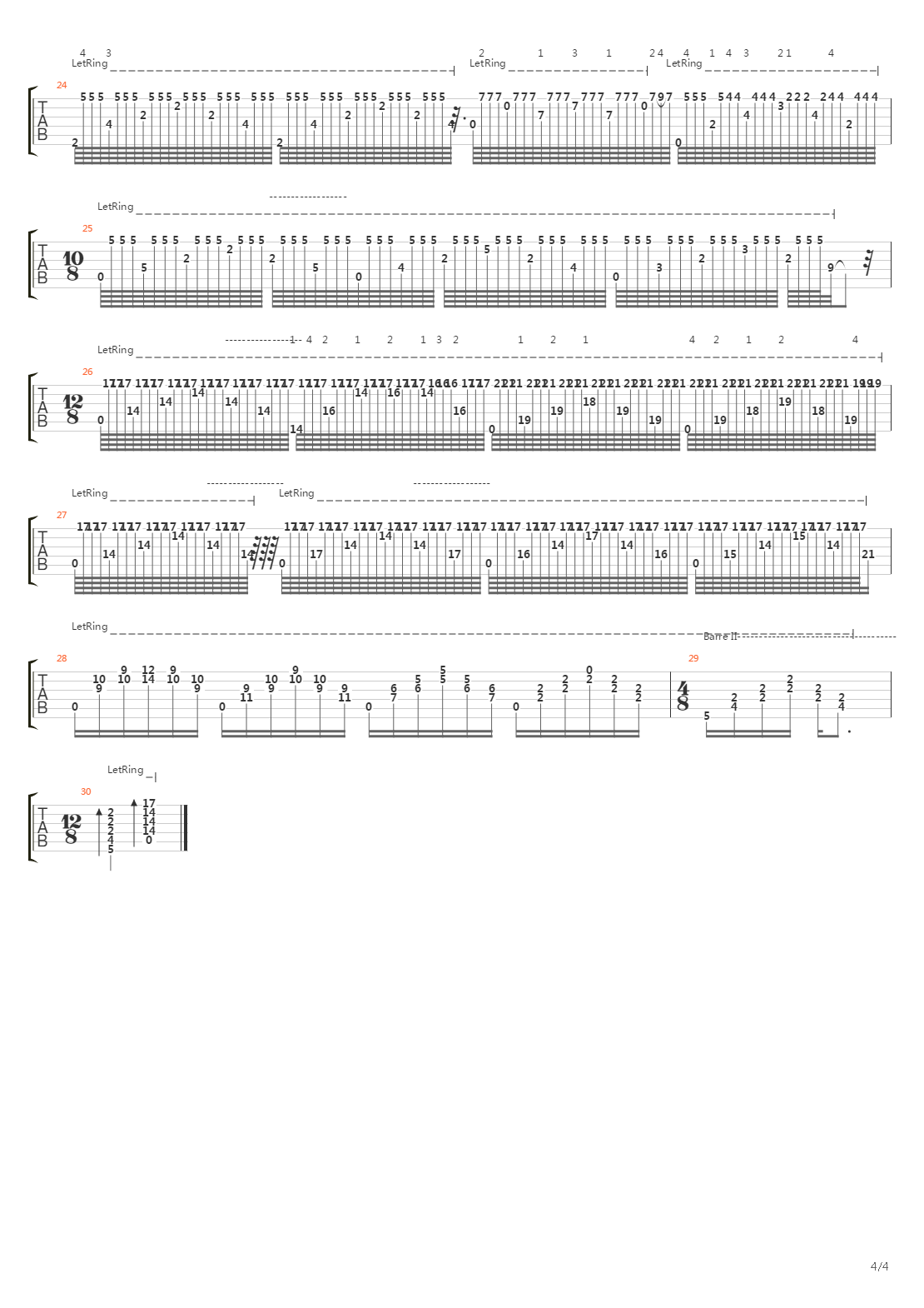 Ave Maria吉他谱