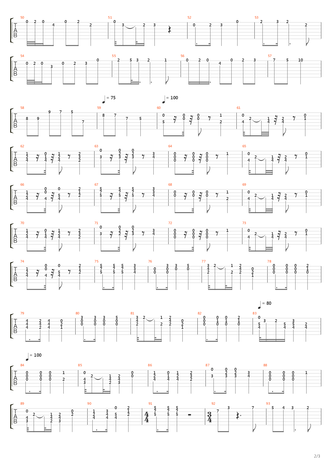 Mazurka Op52 No2吉他谱