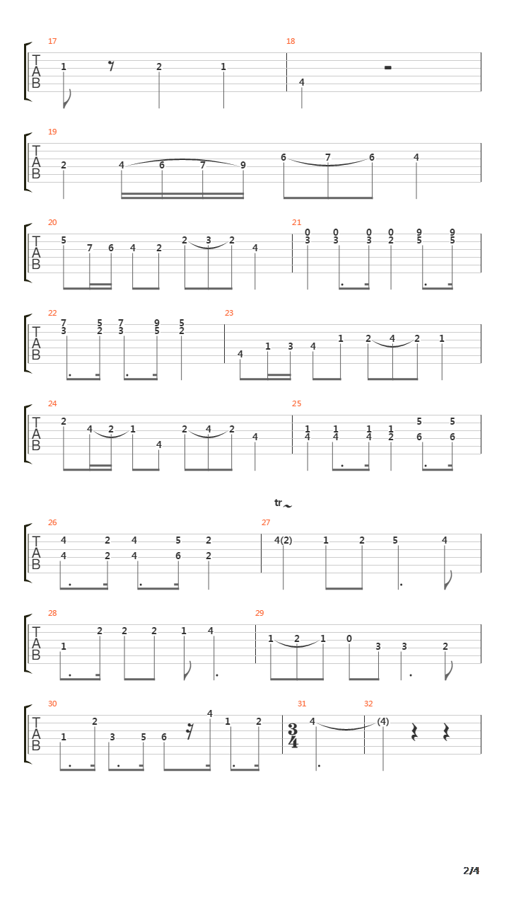 Nocturne in C-Sharp Minor吉他谱