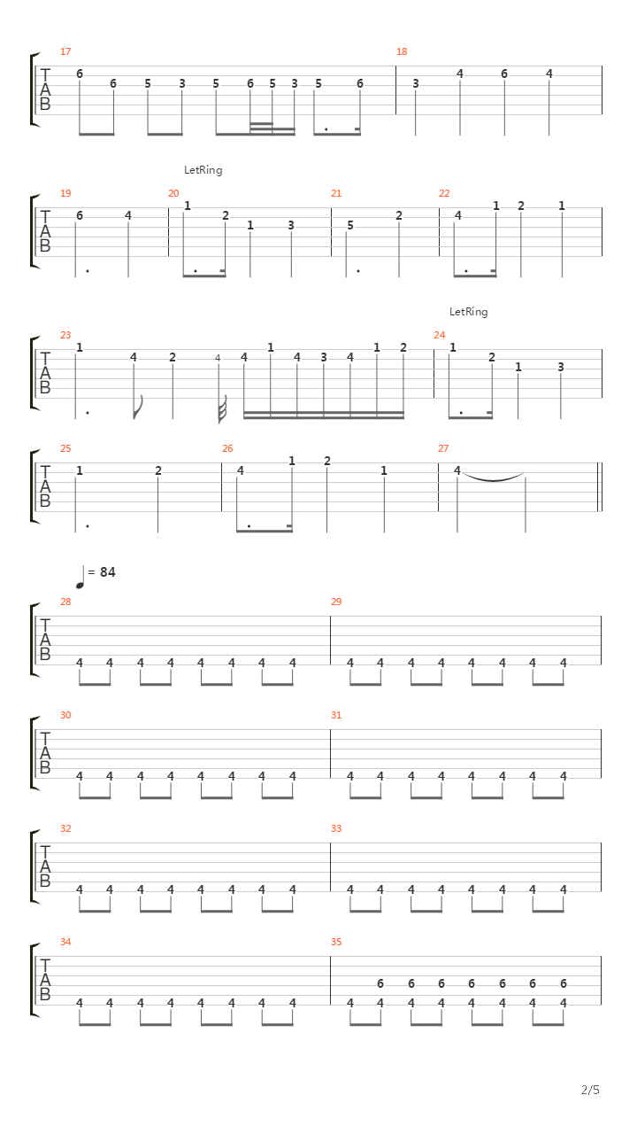 Prelude No.15 In D Flat Major (Raindrop Prelude)吉他谱