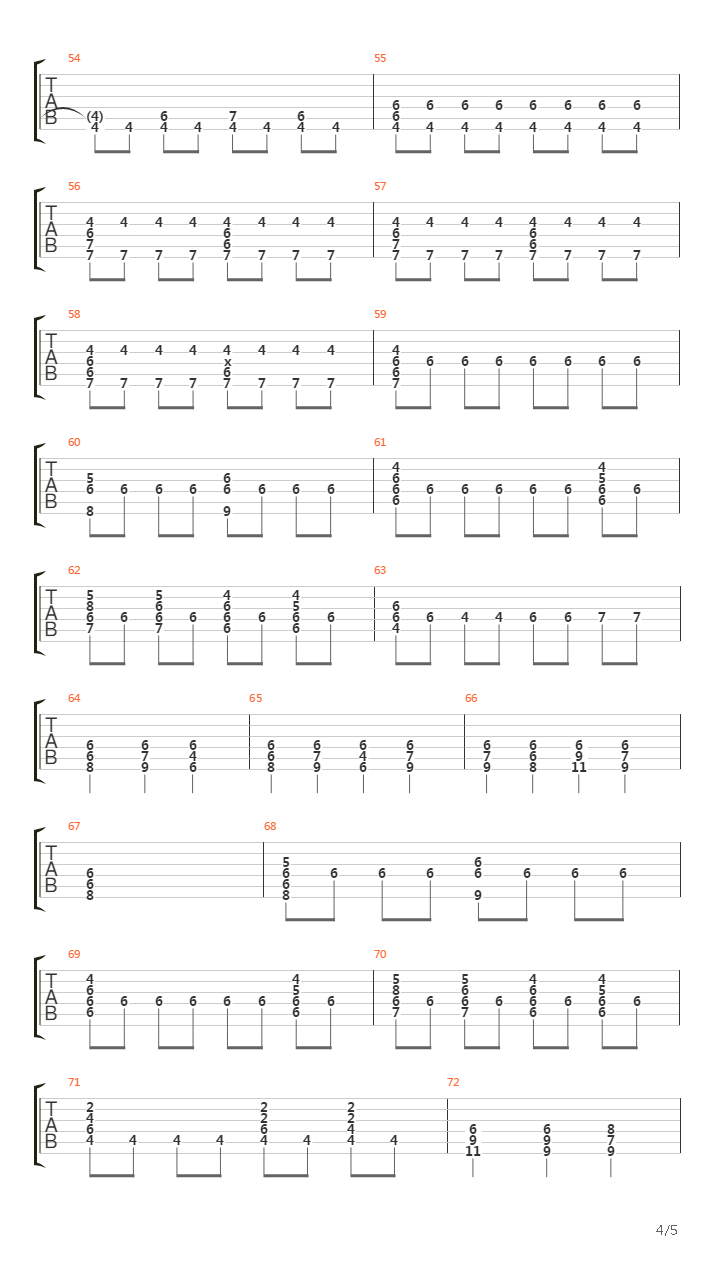 Prelude No.15 In D Flat Major (Raindrop Prelude)吉他谱