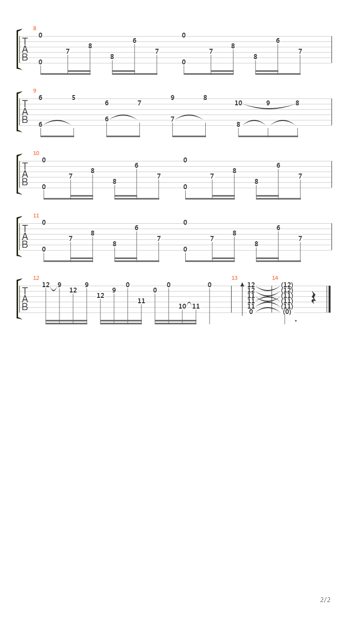 guitar player licks and lessons - 1-5 BINGE BY BUCKETHEAD April 1992吉他谱