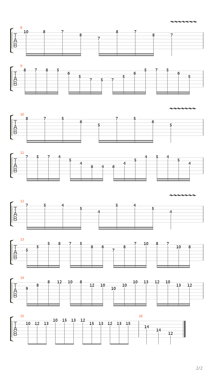 guitar player licks and lessons - A great and terrible plan吉他谱