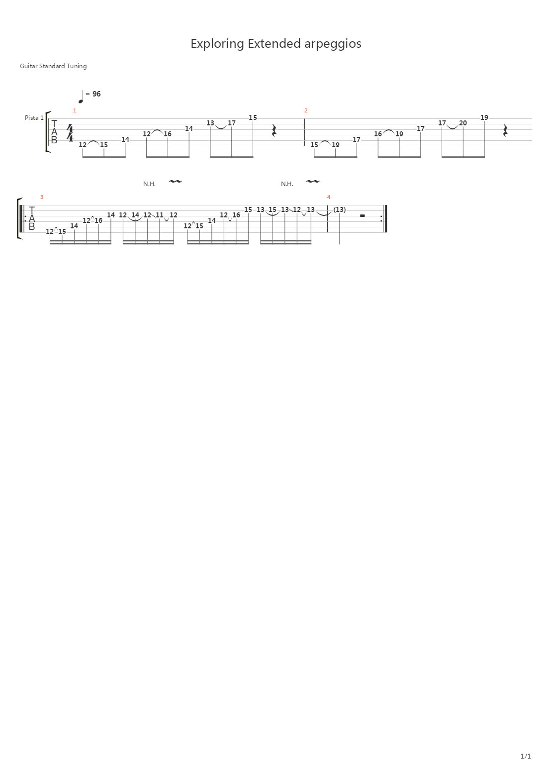 guitar player licks and lessons - Exploring Extended Arpeggios By James Murphy J吉他谱