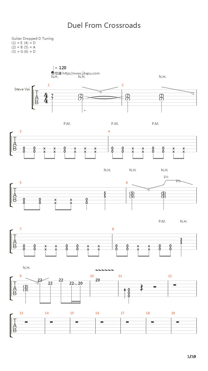 吴琳吉他教室-十字路口 Crossroads吉他谱