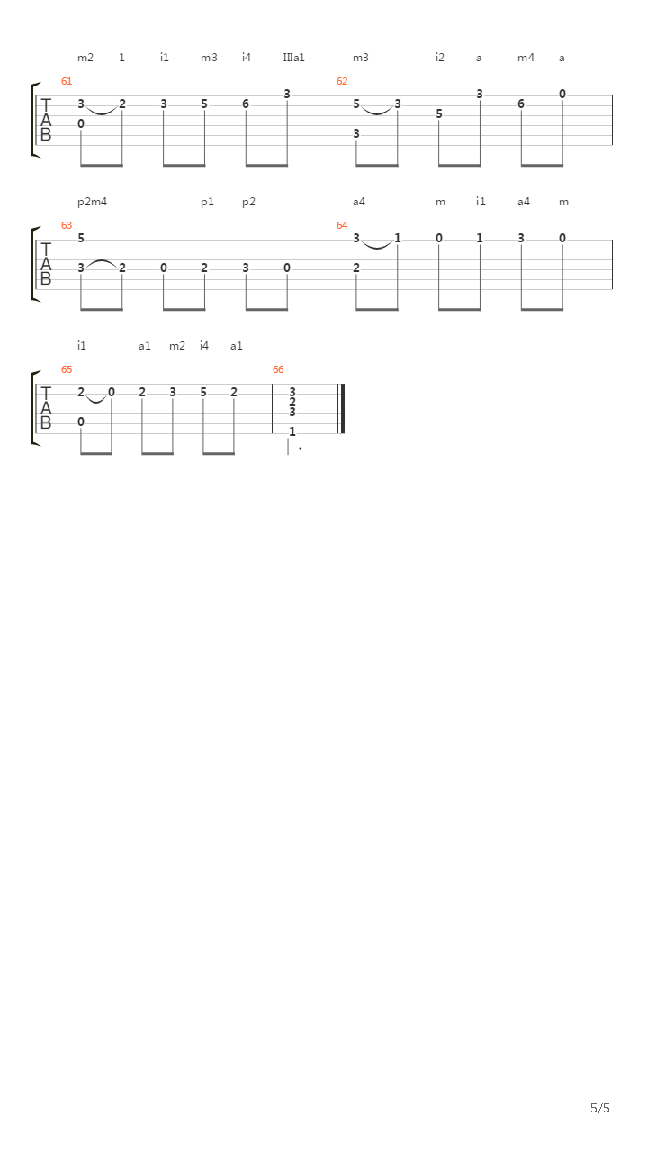 Folias吉他谱