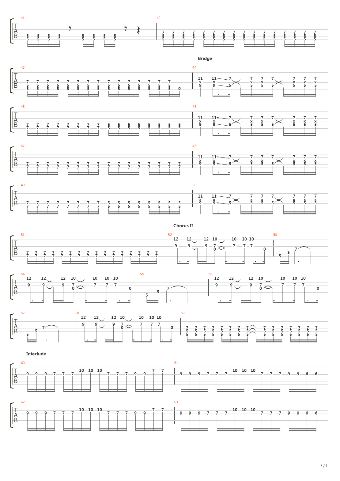 Mountain吉他谱