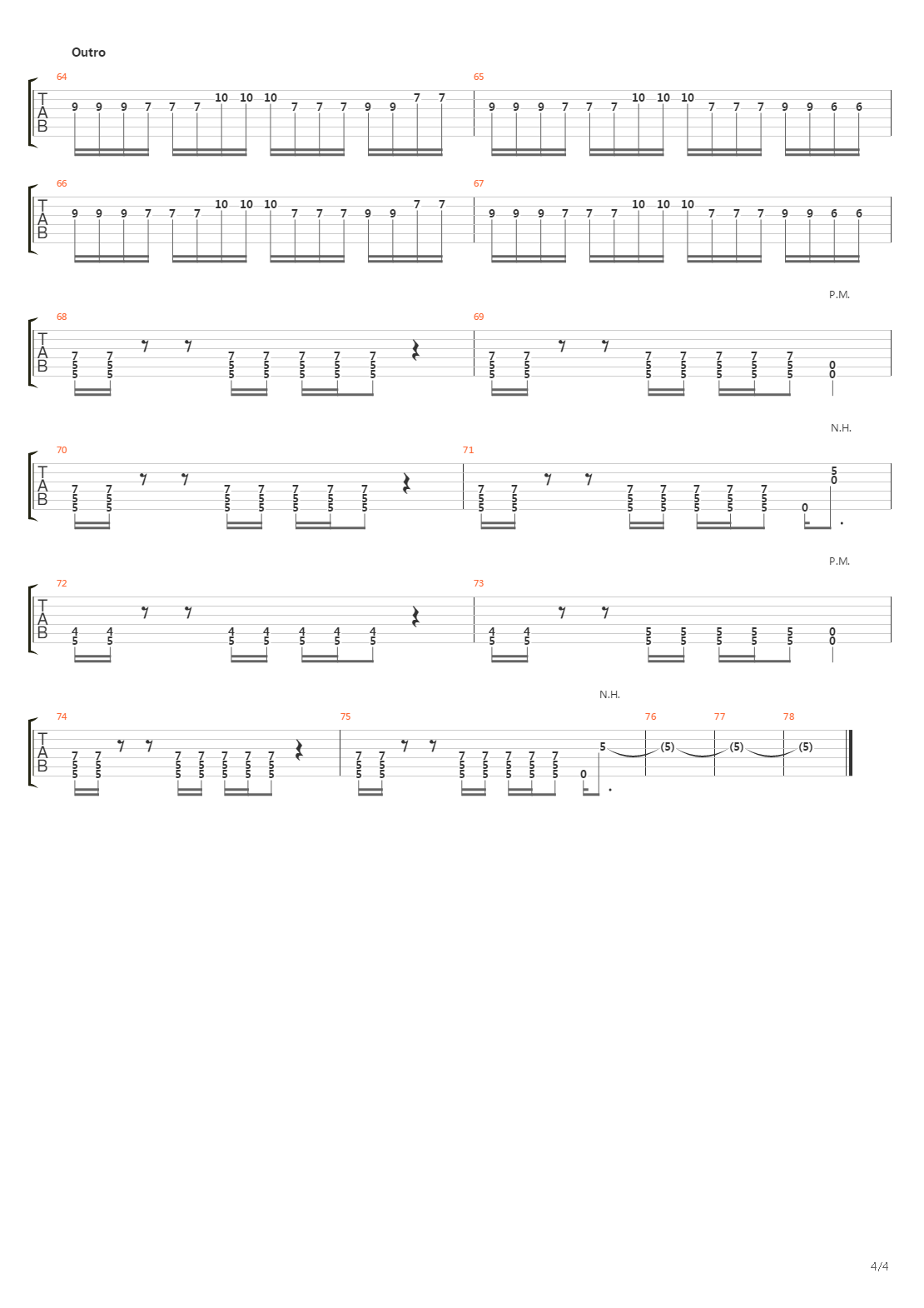 Mountain吉他谱