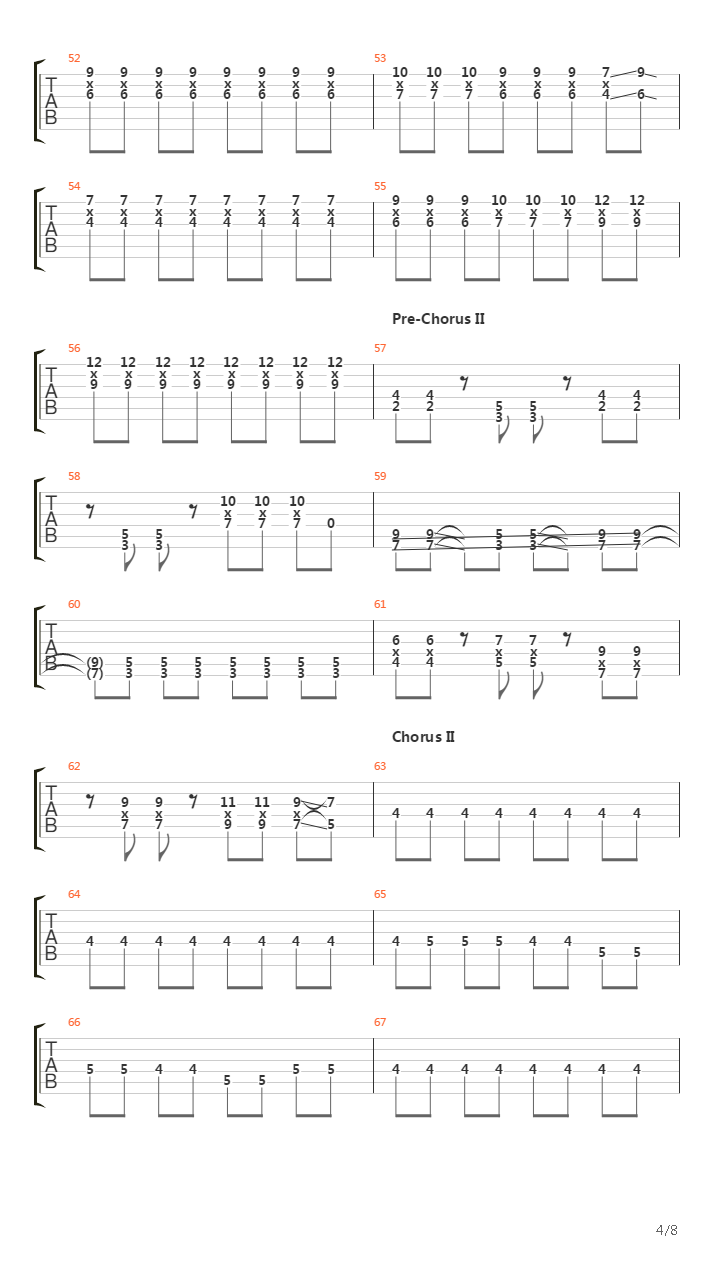 Walk Away (Murder)吉他谱