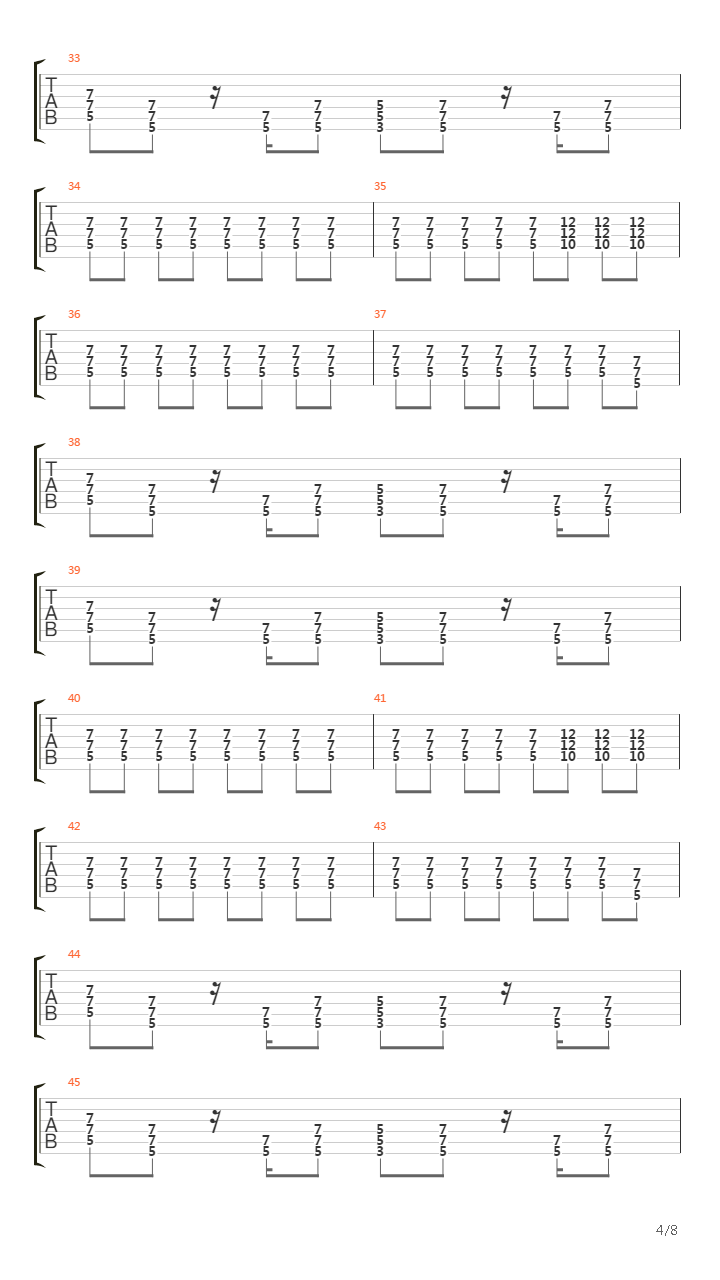 Stop When Red Lights Flash吉他谱