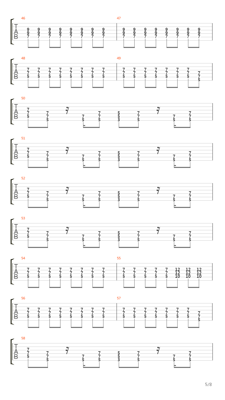 Stop When Red Lights Flash吉他谱