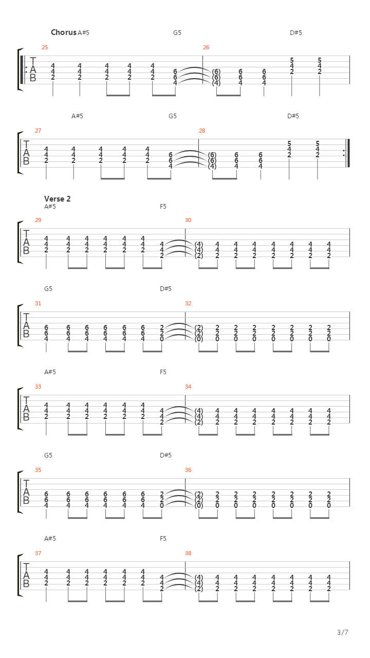 Westbound Sign吉他谱