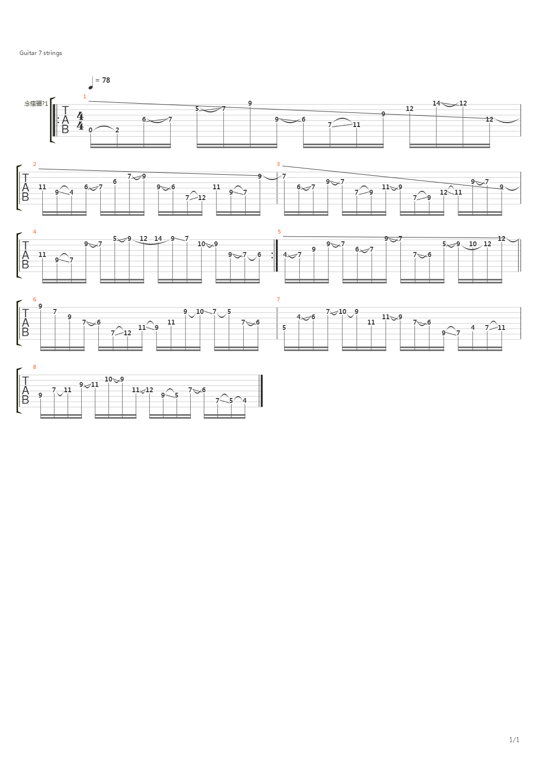 Waves吉他谱