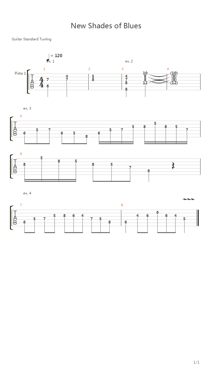 guitar player licks and lessons - New Shades of Blues By Vernon Reid February 19吉他谱