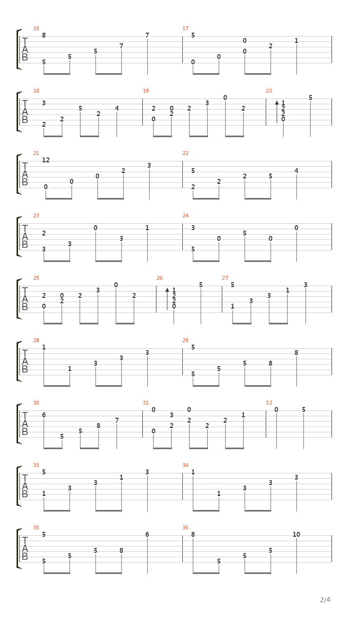 Patema Inverted(颠倒的帕特玛) - Patema Inverse吉他谱