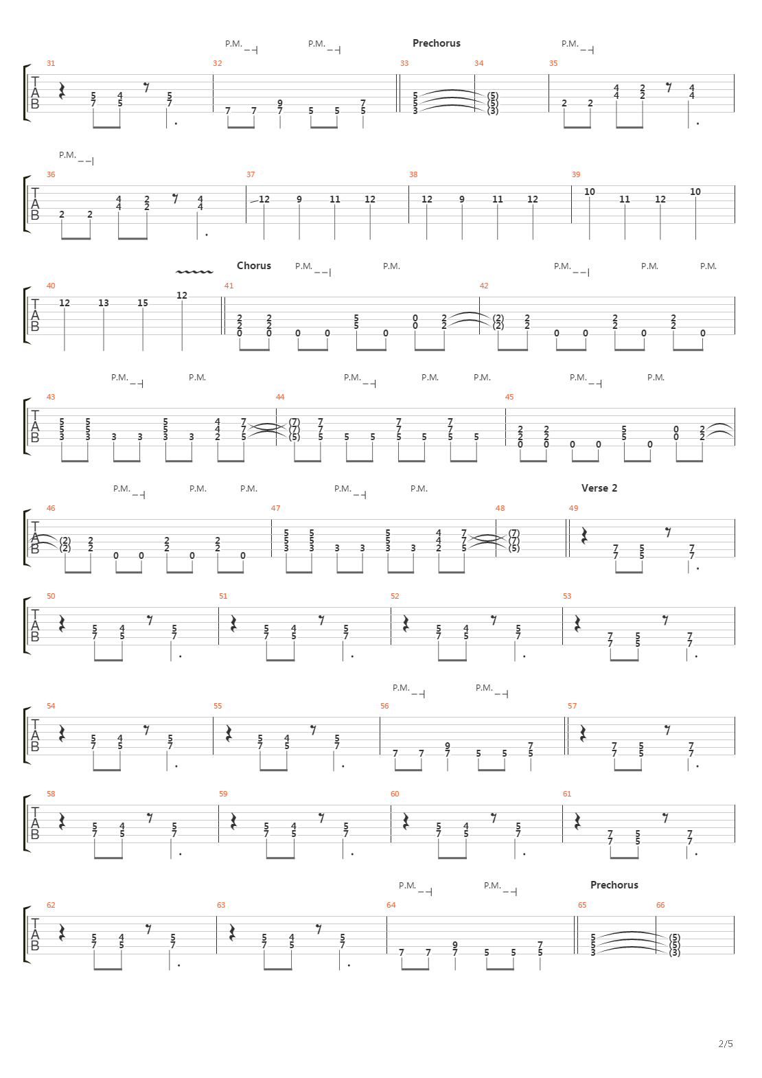 Riders On the Storm吉他谱