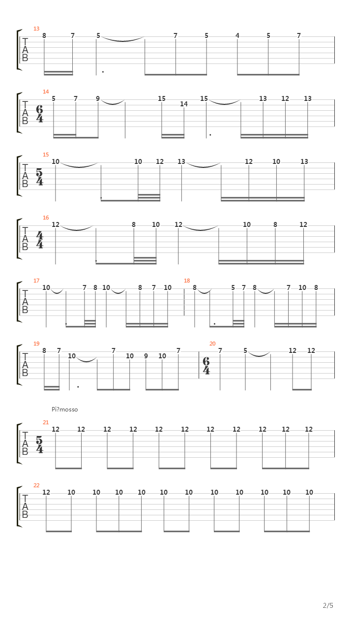 Bachianas Brasileiras 5 (Aria)吉他谱