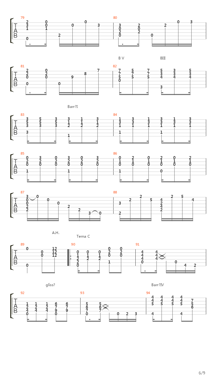 Choro N°1吉他谱