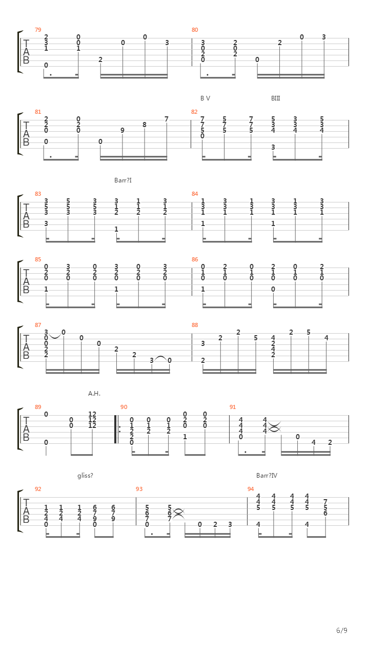 Choros No1吉他谱