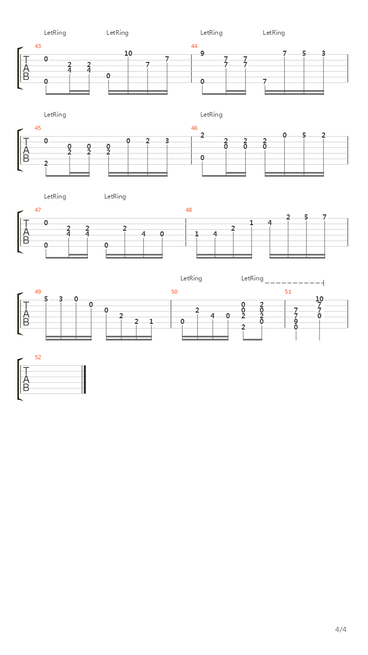 Choros吉他谱